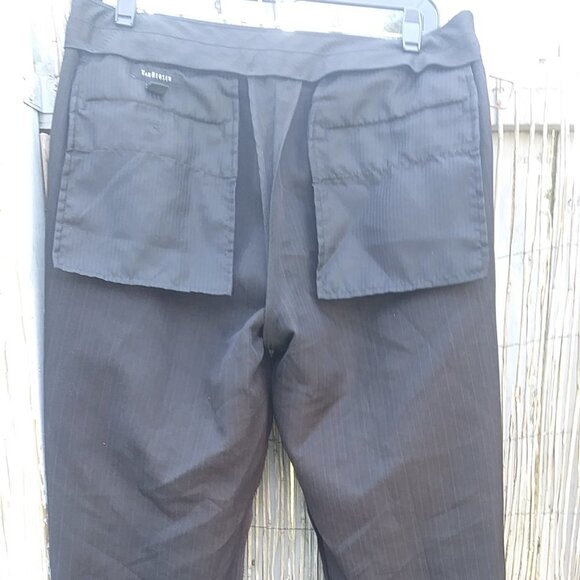 Van Heusen Black Pinstripe Mens Pants Slacks 32x32 - Picture 13 of 16